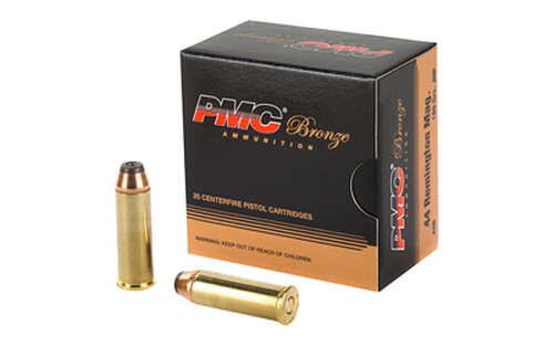 Ammunition PMC Ammunition Bronze 44Magnum PMC BRNZ 44MAG 180GR JHP 25/500